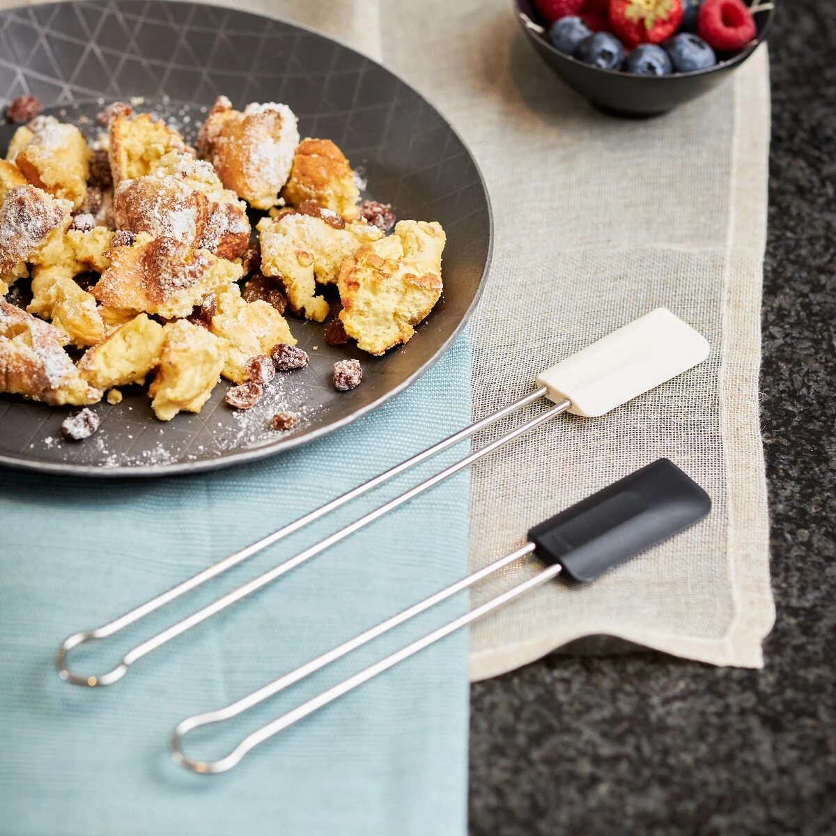 Rösle Smalle Pannenlikker 26 Cm Silicone Wit - Image 2