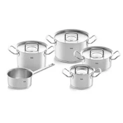 Fissler Original Profi Pannenset Met Steelpan En Lage Kookpan Rvs 5-delig