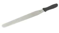 Fat Daddio's Recht Glaceermes 35 Cm Rvs Zwart