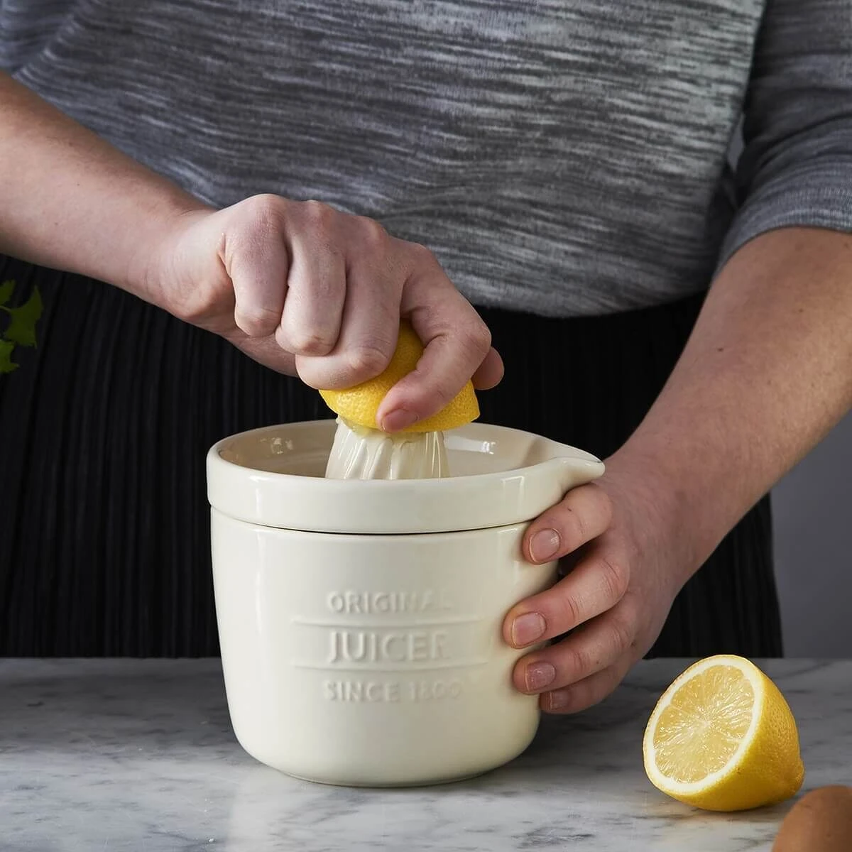 Mason Cash Juice & Store Citruspers Aardewerk Crème - Image 3