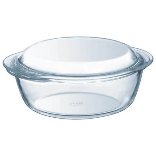 Pyrex Ronde Ovenschaal Met Deksel 3 Liter Glas