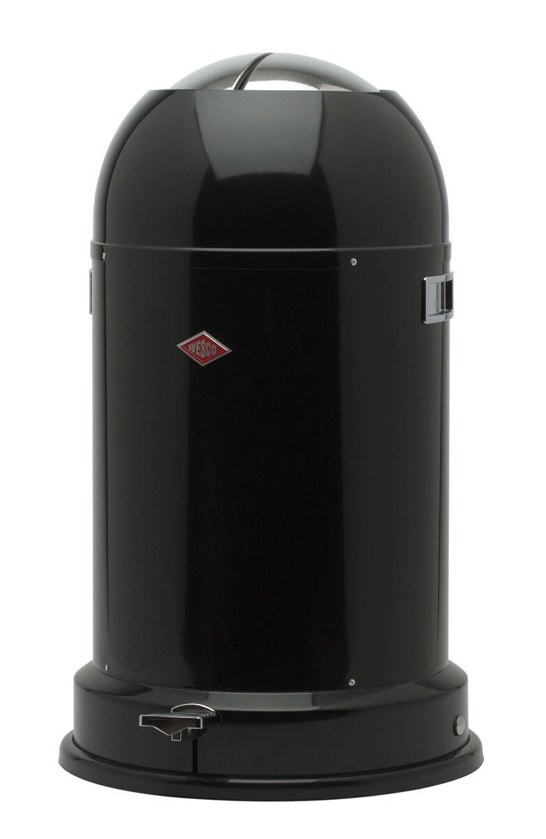Wesco Kickmaster CL Soft Afvalemmer 33 Liter Zwart
