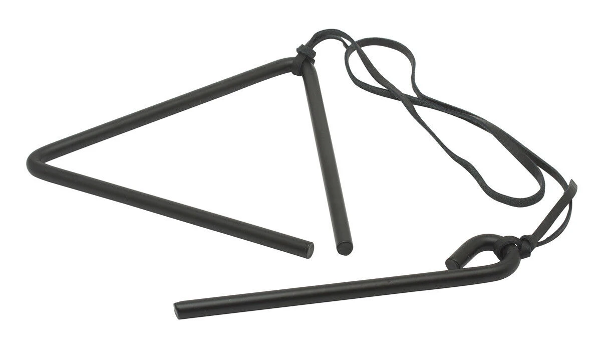 Lodge Chukwagon Dinner Bell Triangel 25 Cm Staal Zwart