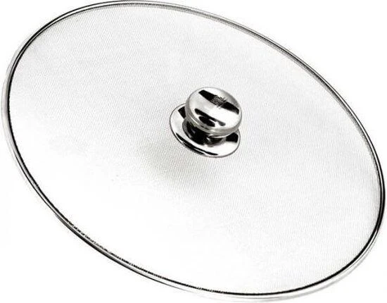 Oldenhof Spatdeksel Met Gaas 33 Cm Rvs