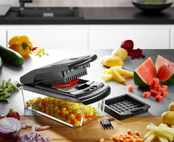 Gefu Treppo Kubus- En Staafsnijder Kunststof Zwart - Image 2