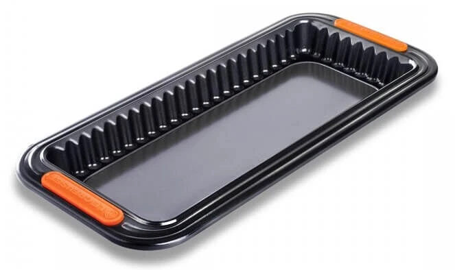 Le Creuset PĆ¢tiliss Rechthoekige Taartvorm Met Uitneembare Bodem 33 X 13 Cm Staal Zwart