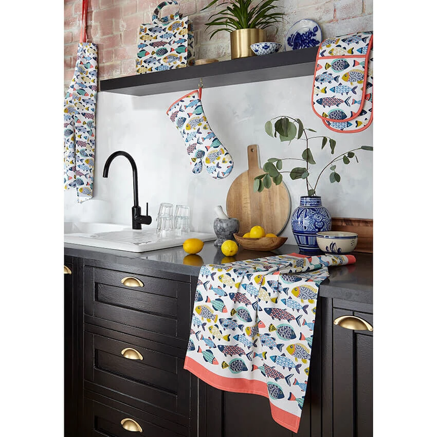 Ulster Weavers Aquarium Schort Katoen Oranje - Image 3