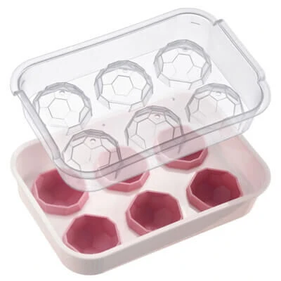 Westmark Crystal Ijsblokjesvorm Met Deksel Voor 6 Ijsblokjes Silicone Wit - Image 2