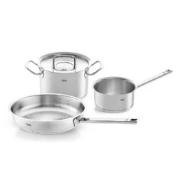 Fissler Original Profi Pannenset Met RVS Deksels 3-delig