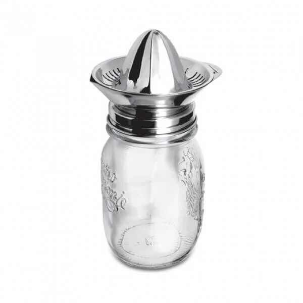 Happy Tappi Voorraadpot Met Sinaasappelpers 500 Ml Glas Rvs