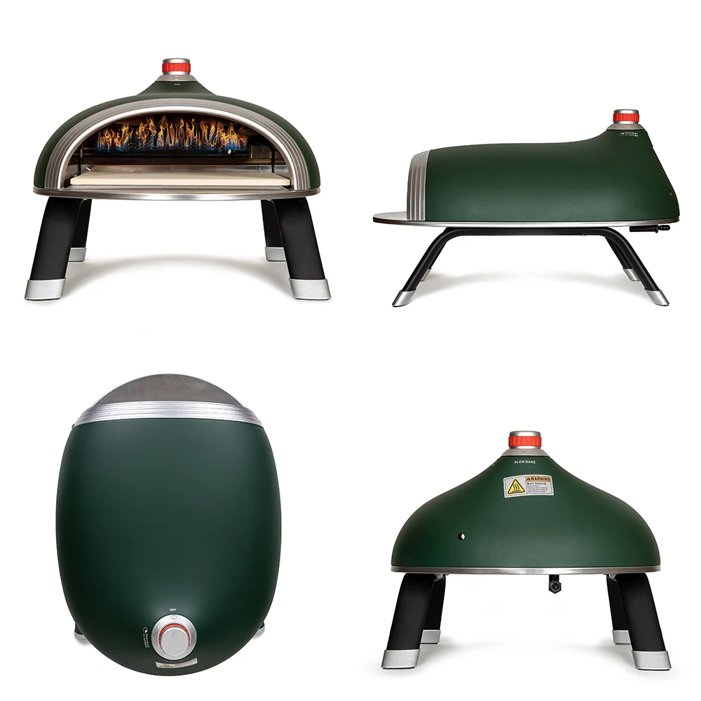 Delivita Diavolo Gas Pizza-oven Compleet Green - Afbeelding 2
