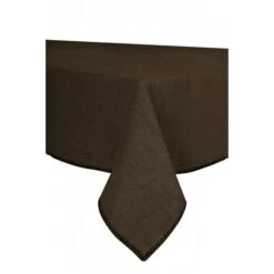 Haomy Letia Tafelkleed 170 X 250 Cm Linnen Donkerbruin