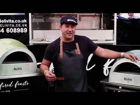 Delivita Houtgestookte Oven 59 X 59 X 39 Cm Olive Green - Afbeelding 5