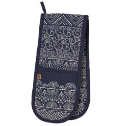 Ulster Weavers Indigo Batik Lange Pannenlap Katoen Blauw