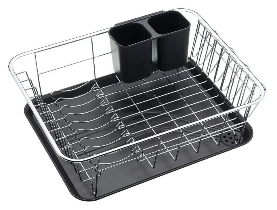 KitchenCraft Afdruiprek 42 X 30 X 15 Cm Kunststof Zwart - Image 2