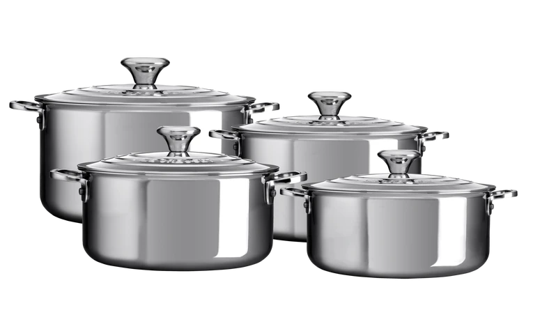 Le Creuset Signature Kookpannenset Rvs 4-delig