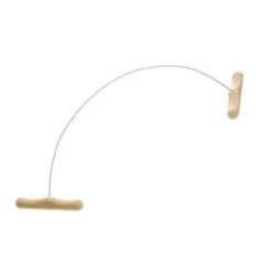 Oldenhof Kaasdraad Met Kunststof Grepen 60 Cm Rvs