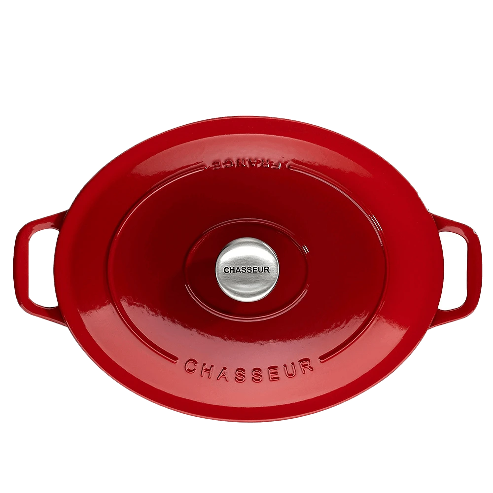 Chasseur Braadpan Ovaal 6 Liter ø 31 Cm Gietijzer Rood - Image 3