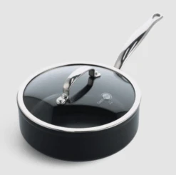 Greenpan Barcelona Pro Hapjespan Met Keramische Laag En Glasdeksel ø 30 Cm