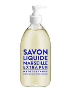 Savon De Marseille Liquid Marseille Mediterranean Sea Handzeep 500 Ml Glas