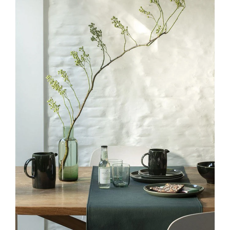 Finesse Monaco Tafelloper 140 X 45 Cm Kunstleer Blush Pink - Afbeelding 2