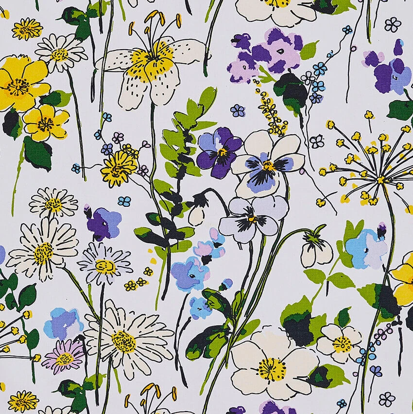 Ulster Weavers Wildflowers Schort Katoen Geel - Image 2